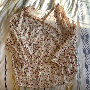 NWOT womens floral top